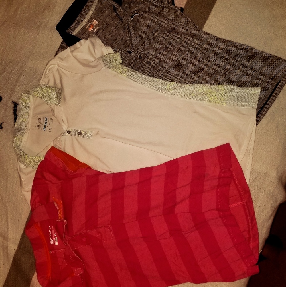NIKE-ADIDAS-PUMA GOLF SHIRTS